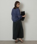 ロング スカート 「秋めきリラクシー/セットア...の詳細画像4