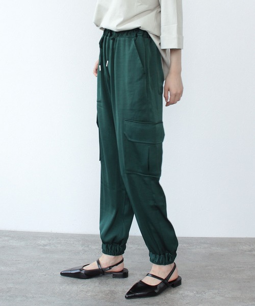 「TITE IN THE STORE」 「Sugar Rose」カーゴパンツ 38 ブラック レディース_画像2