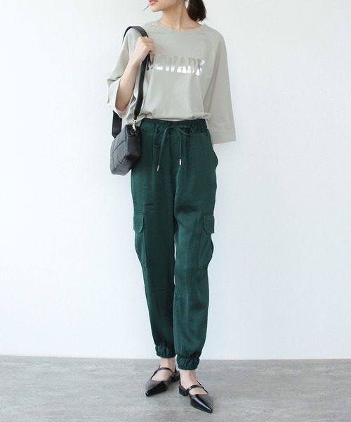 「TITE IN THE STORE」 「Sugar Rose」カーゴパンツ 38 ブラック レディース_画像4