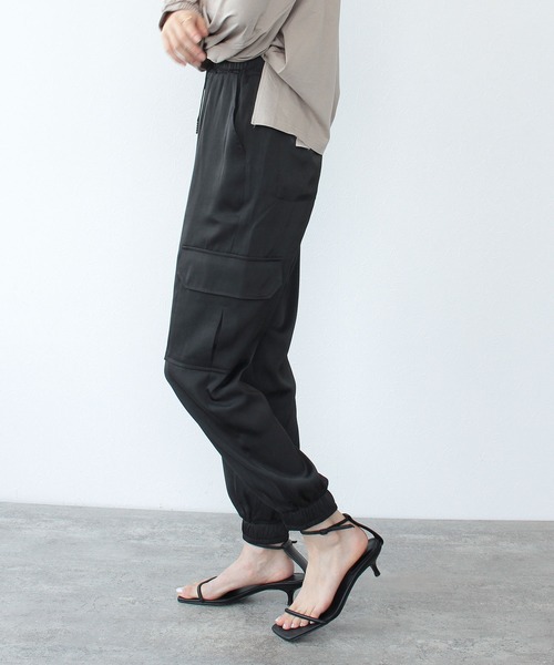 「TITE IN THE STORE」 「Sugar Rose」カーゴパンツ 38 ブラック レディース_画像8