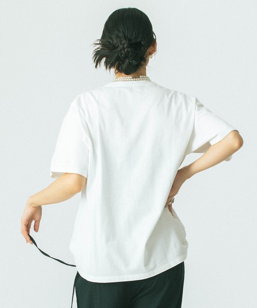 「ROSE BUD」 半袖Tシャツ ONE SIZE ホワイト レディース_画像5