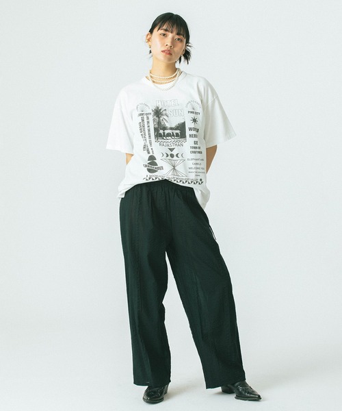 「ROSE BUD」 半袖Tシャツ ONE SIZE ホワイト レディース_画像6