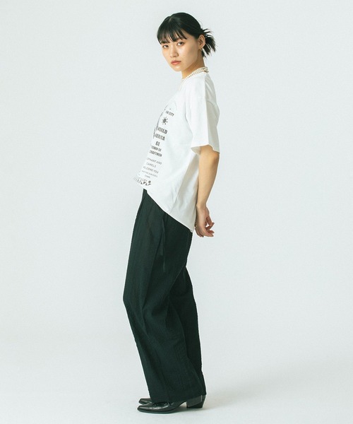 「ROSE BUD」 半袖Tシャツ ONE SIZE ホワイト レディース_画像8