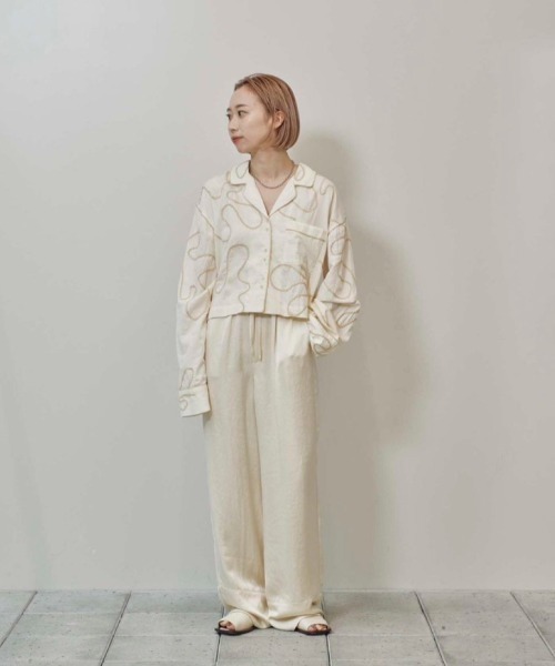 「TODAYFUL」 長袖シャツ FREE ネイビー レディース_画像3