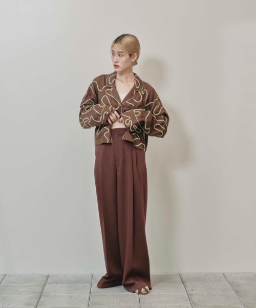 「TODAYFUL」 長袖シャツ FREE ネイビー レディース_画像6