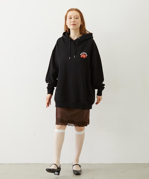MILKFED.（ミルクフェド） パーカー STRAWBERRY CAKE SWEAT HOODIE