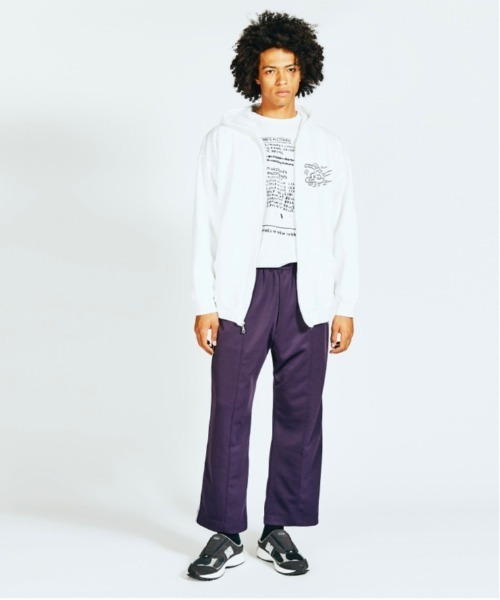 「C.E.L.STORE」 「Keith Haring」ジップアップパーカー LARGE ホワイト メンズ_画像2