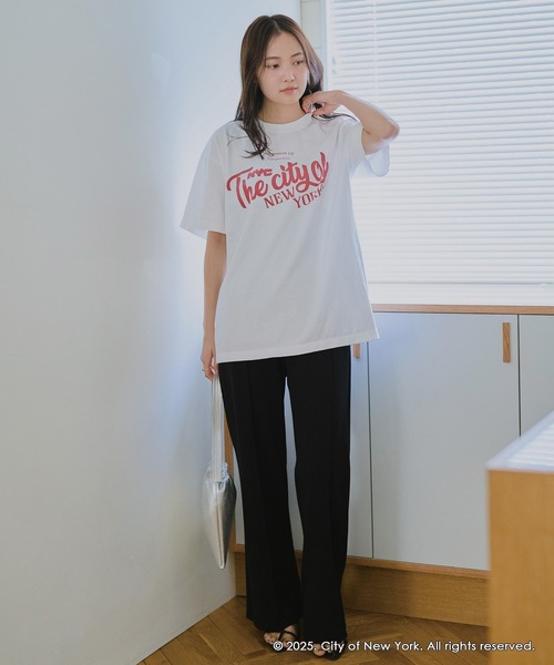 「GOOD ROCK SPEED」 半袖Tシャツ F グレー レディース_画像7