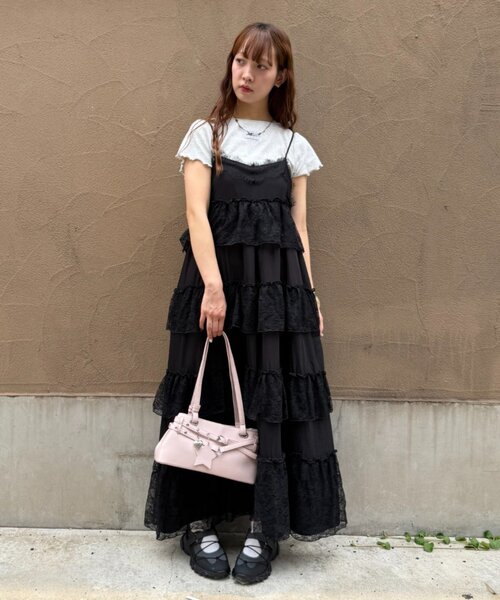 VALENTINO ヴァレンティノ　フリルドレス　キャミワンピース　ギャザー VALENTINO ヴァレンティノ フリルドレス キャミワンピース ギャザー w