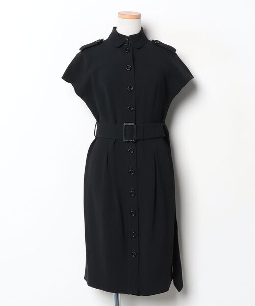 美品　激レア　Burberry's バーバリー　ロングシャツワンピース BURBERRY（バーバリー） シャツワンピース 38 ブラック レディース