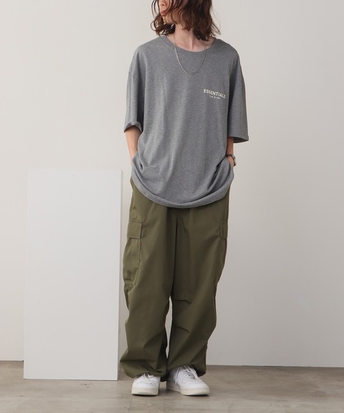 定価2.6万 エスエッセンシャルズ リラックスシルエットチュニックシャツ FOG ESSENTIALS tシャツ ESSENTIALS/エッセンシャルズ 1POINT