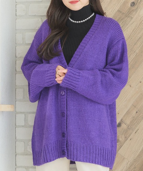 Emsexcite（エムズエキサイト） レディース ニット ロービングカラー