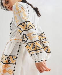 美品　ダイアグラム　キカカフタンワンピース　ロング丈　23年製　36 GRACE CONTINENTAL（グレースコンチネンタル） ワンピース キカ