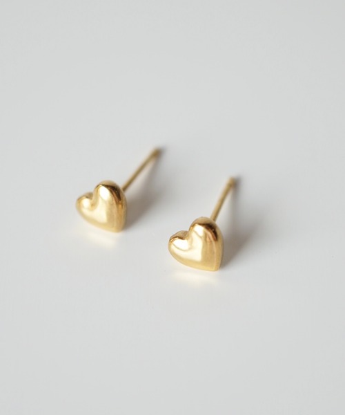 CERCA ピアス jolie minette/ぷっくりミニ ハート スタッドピアス