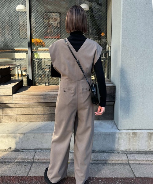 Audrey and John Wad マルチサイズ オールインワン Vネック