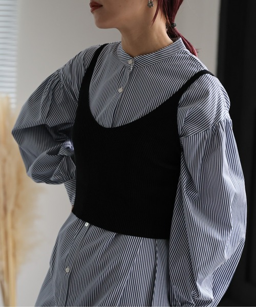 美品 22AW AP STUDIO ニットビスチェ ap retro キャミソール ニットビスチェ : ZOZOTOWN Yahoo!店