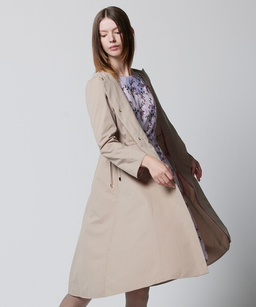TOCCA（トッカ）の「PEARL ROCK ロングコート（ノーカラーコート