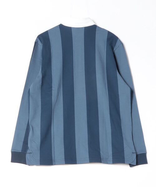 adidas ポロシャツ GO-TO ストライプ コットンシャツ「adidas