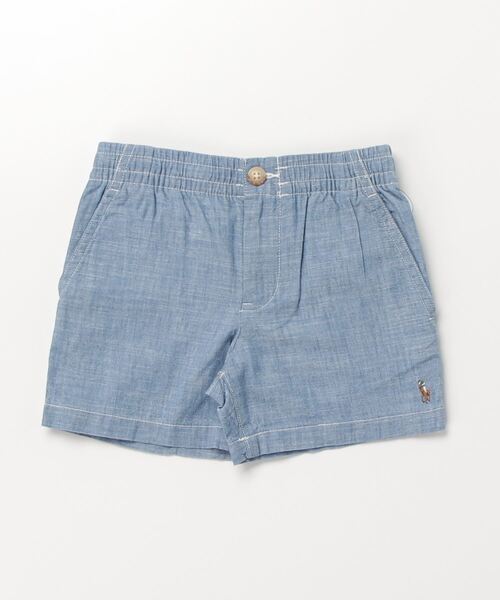 パンツ Polo プレップスター シャンブレー ショートパンツ キッズ 子供服 男の子の画像