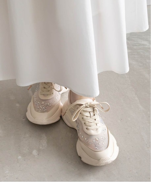 靴 RANDA RANDA｜2WAY シアーフラワースニーカー | Rakuten Fashion(楽天