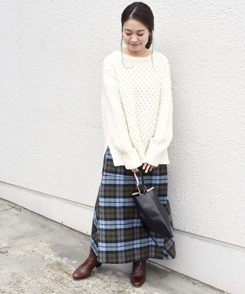 SHIPS」 長袖ニット ONE SIZE グレー レディース : 82825254 