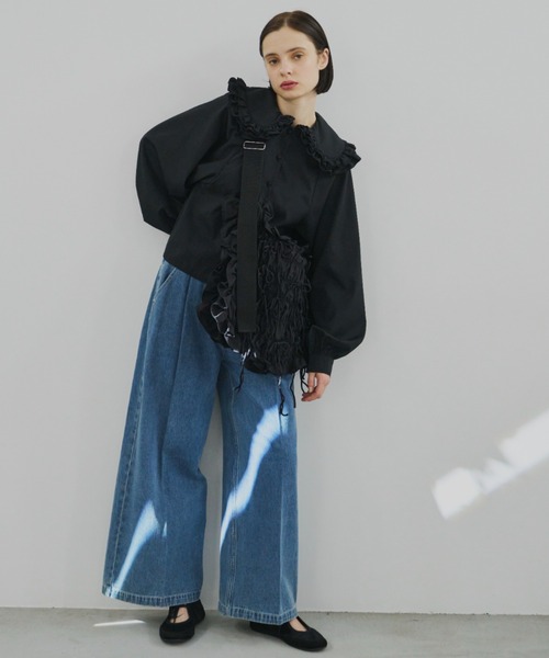 PERNA デニム PERNA ジーンズ デニム デニムパンツ デニムワイドパンツ