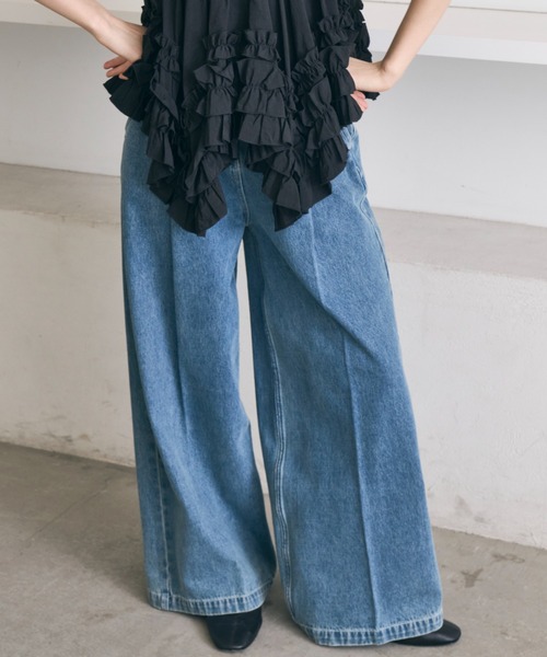 PERNA ジーンズ デニム デニムパンツ デニムワイドパンツ