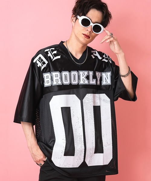 tシャツ a.p.o.v. ナンバリングフットボールシャツ メンズ レディースの画像