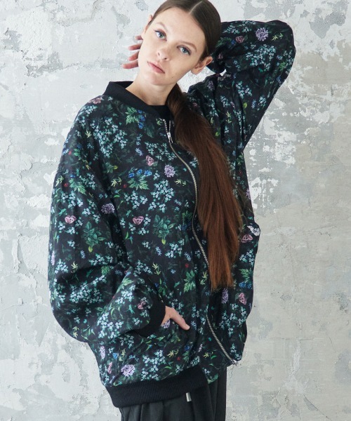 rehacer（レアセル） ma1 ma-1 rehacer : Botanical MA-1 Jacket