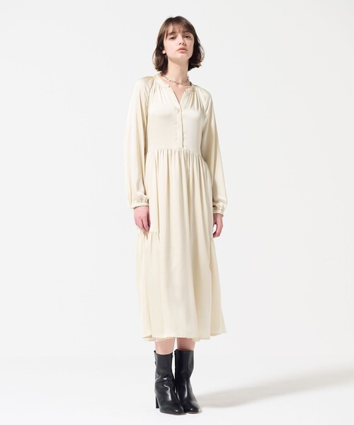 【SALE 28日まで！ 】Curensology カフタンワンピース GRACE CONTINENTAL（グレースコンチネンタル） ワンピース シルキー