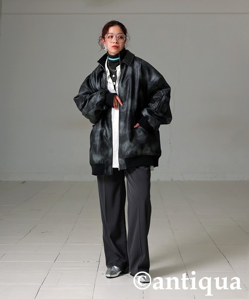 ANNTIAN ジャケット　コート 楽天市場】レイヤード風 MA-1 メンズ アウター コート 送料無料