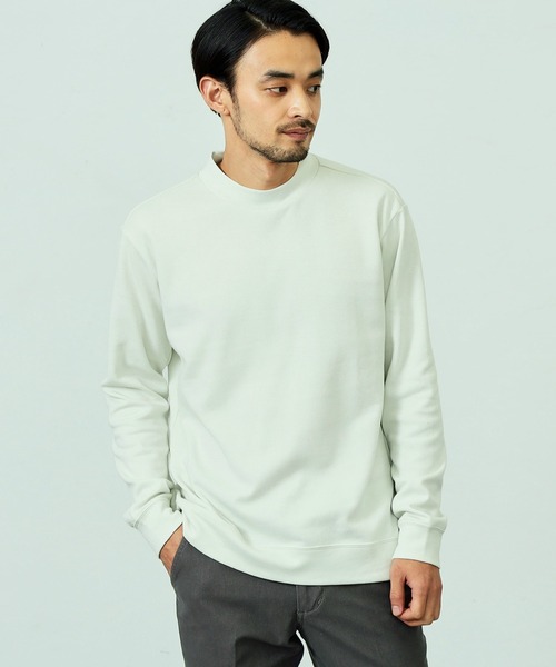 デニスラ モックネックTシャツ 長袖 EDWIN tシャツ デニスラ モックネック Tシャツ 長袖 メンズ