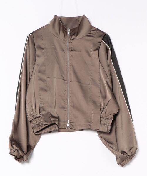 STYLEBLOCK（スタイルブロック） ジャージ マットサテン配色ライン