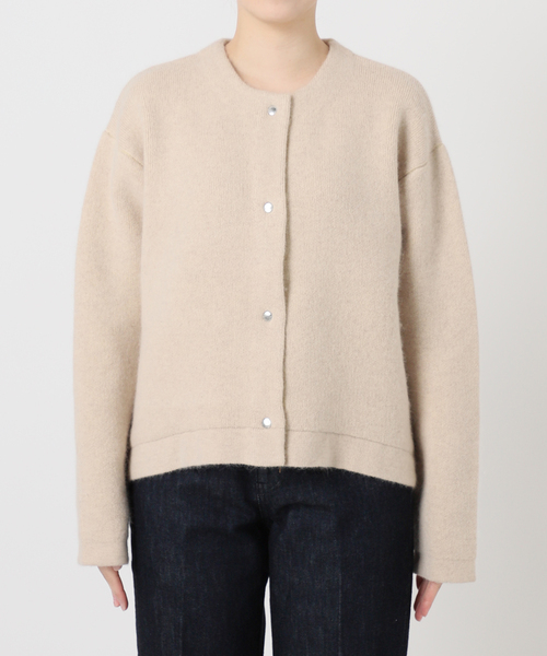 B.C STOCK（ベーセーストック） カーディガン 「追加」2層スムース編み