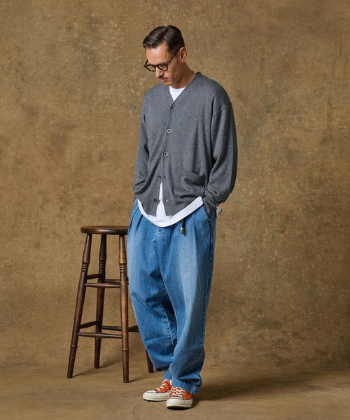 THEOREM カーディガン mcg3546-One Point Embroidered Cardigan
