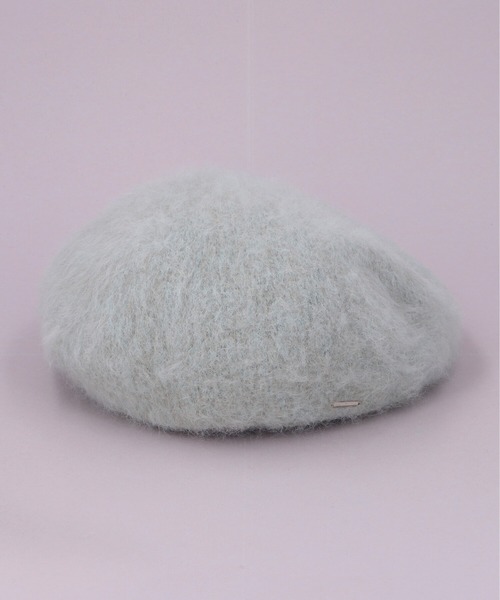 ca4la ベレー帽 CF ALPACA PIPING BERET 3(ONESIZE WHITE): ベレー｜帽子通販