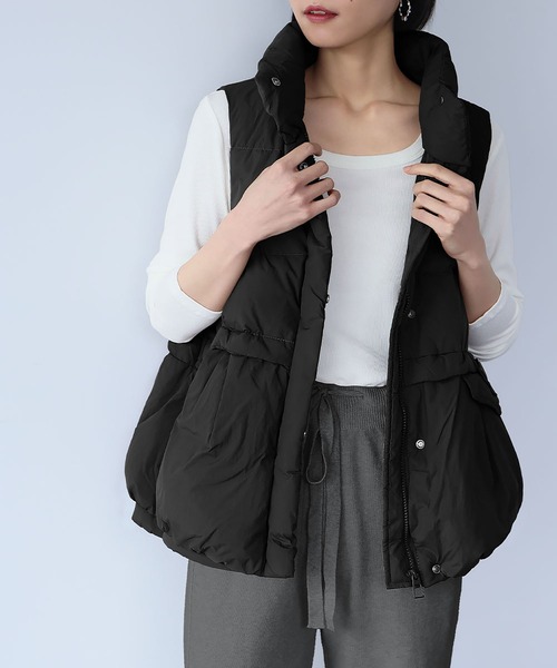 ほぼ未使用✨YOSOOU ダウンベスト　黒　L ほぼ未使用✨YOSOOU ダウンベスト 黒 L ダウンベスト | ファッション