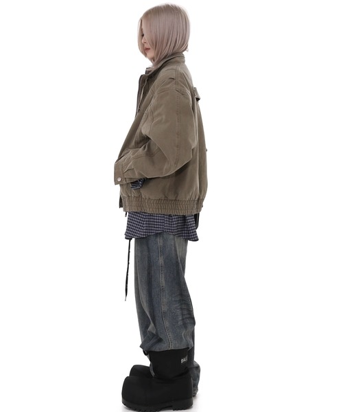 WESTBOY ブルゾン アウター ウォッシュドユーティリティ WESTBOY ブルゾン アウター ウォッシュドユーティリティ