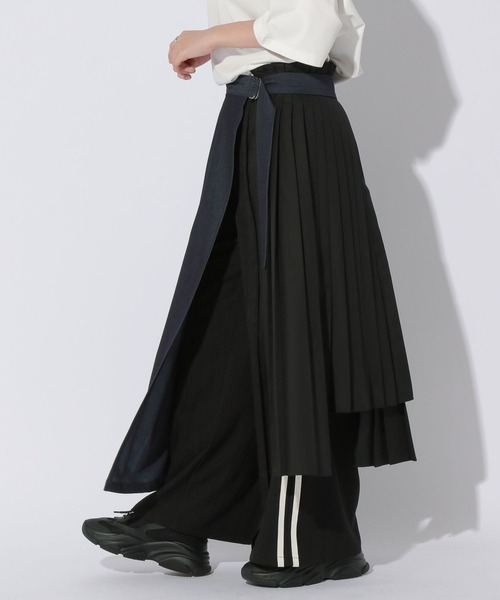 Anui スカート 「UNISEX/2サイズ展開」デニムMIXカバー