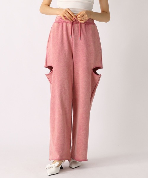 crewre ヴィンテージライクワイドパンツ　サイズ2 ピンク crewre online shop / ヴィンテージライクワイドパンツ