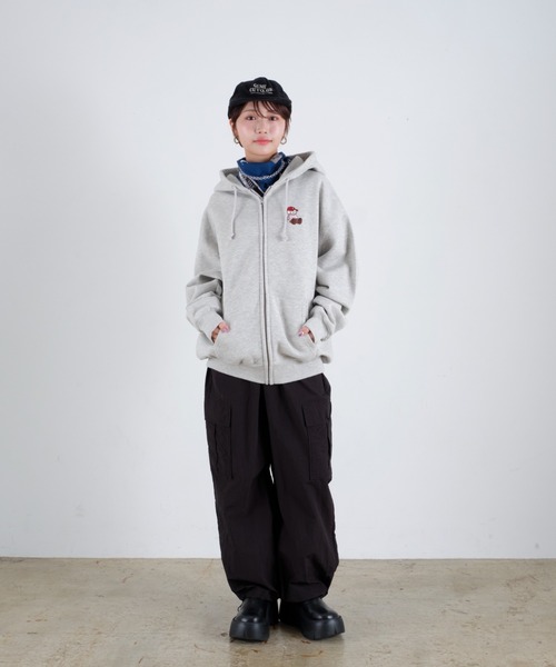 tombonia（トムボニア） パーカー Muck zip hoodie / ムクジップ