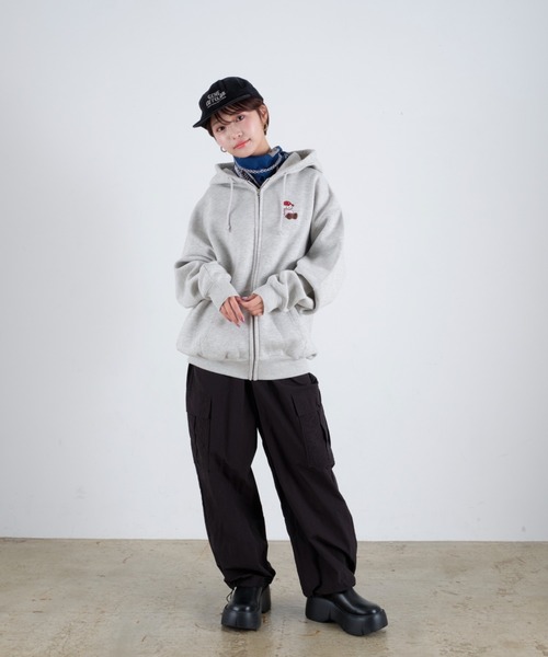 tombonia パーカー Muck zip hoodie / ムクジップフーディー