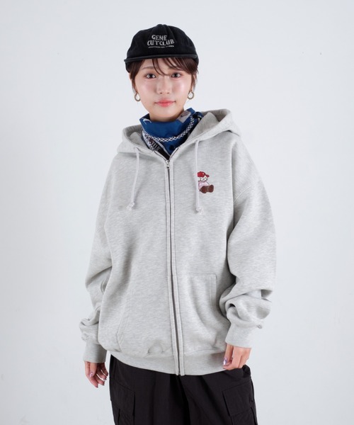 tombonia（トムボニア） パーカー Muck zip hoodie / ムクジップ