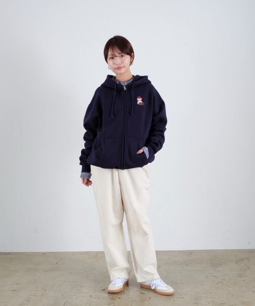 tombonia（トムボニア） パーカー Muck zip hoodie / ムクジップ