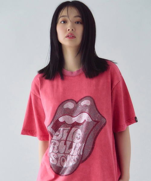 JACKROSE（ジャックローズ） tシャツ B-TRS-Lips＆Tongue ライン