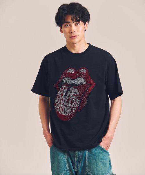 JACKROSE（ジャックローズ） tシャツ B-TRS-Lips＆Tongue ライン
