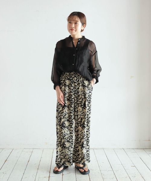 「NOMBRE IMPAIR」 長袖ブラウス FREE レッド レディース NOMBRE IMPAIR 「NOMBRE IMPAIR」 長袖ブラウス FREE ブラック