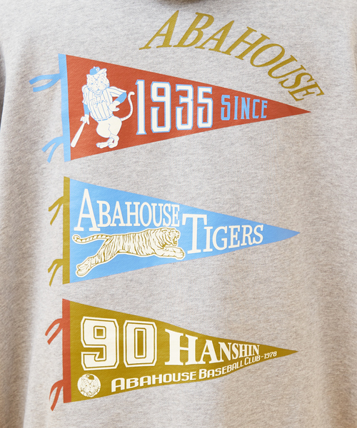ABAHOUSE（アバハウス） パーカー 「阪神タイガース×アバハウス