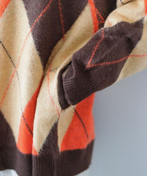 「PBLIM」 ニットカーディガン FREE ラベンダー レディース_画像9