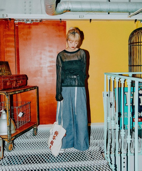 niko and… tシャツ 「MODE NORM CORE」2WAYメッシュフリフリル